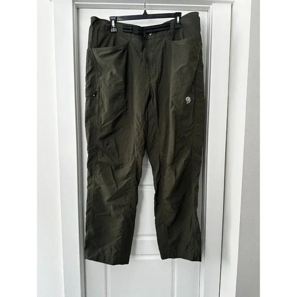 Mountain Hardwear Other - Mountain Hardwear‎ Mesa Cargo Pants Belted XL Hiking Outdoor Stretch